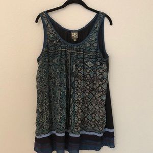 Anthropologie long tank SZ L